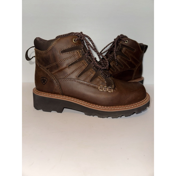 Ariat Shoes - Ariat Women’s Leather Hiking Boots Size 8 Brown Lace Up Trail Work Boots